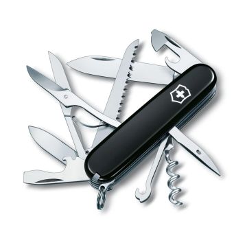 Uniwersalny scyzoryk średniej wielkości Victorinox Huntsman - Black 1