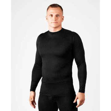 Longsleeve termoaktywny męski Redline SAXON 2.0 Merino - Black 1