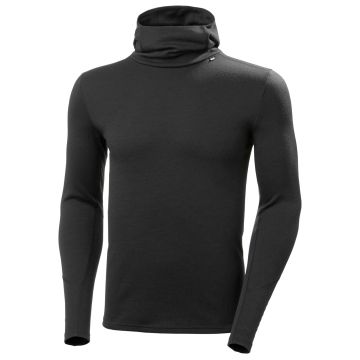 Bluza z merynosa męska Helly Hansen LIFA MERINO MIDWEIGHT HOODIE - Black 1