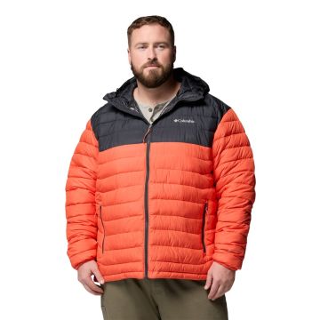 Kurtka ocieplana męska Columbia Powder Lite™ II Hooded Jacket Nadrozmiar - Zing, Shark 1