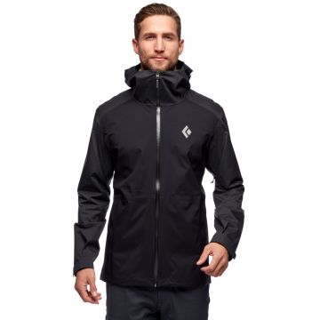Black Diamond Stormline Stretch Rain Shell - Black