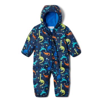 Kombinezon puchowy dziecięcy Columbia Snuggly Bunny™ Bunting do 2 lat - Collegiate Navy, Skisaurus
