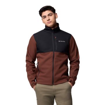 Kurtka softshellowa męska Columbia Ascender™ Softshell Jacket - Tobacco, Black