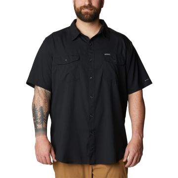 Koszula szybkoschnąca męska Columbia Utilizer™ II Solid S/S Shirt Nadrozmiar - Black