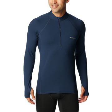 Bluza termoaktywna męska Columbia Midweight Stretch Long Sleeve Half Zip - Collegiate Navy