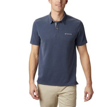 Koszulka szybkoschnąca męska Columbia Nelson Point™ Polo - Collegiate Navy
