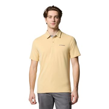 Koszulka szybkoschnąca męska Columbia Nelson Point™ Polo - Columbia Grey