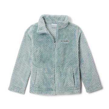 Polar dziewczęcy Columbia Fire Side™ Sherpa Full Zip - Crushed Blue