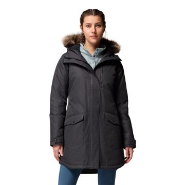 Płaszcz ocieplany damski Columbia Suttle Mountain™ Long Insulated Jacket - Black