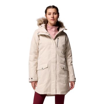 Płaszcz ocieplany damski Columbia Suttle Mountain™ Long Insulated Jacket - Dark Stone