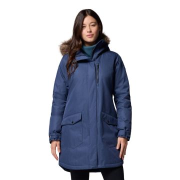 Płaszcz ocieplany damski Columbia Suttle Mountain™ Long Insulated Jacket - Collegiate Navy