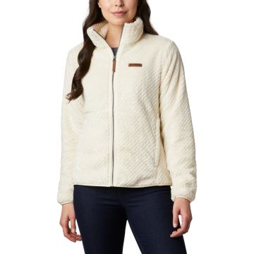 Bluza pluszowa damska Columbia Fire Side™ II Sherpa Full Zip - Chalk