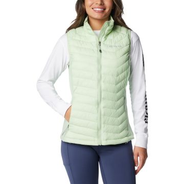 Kamizelka ocieplana damska Columbia Powder Pass™ Vest - Sage Leaf