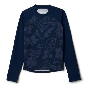 Szybkoschnąca bluza dziecięca Columbia Sandy Shores™ Printed L/S Sunguard - Salmon Rose