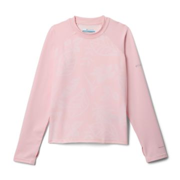 Szybkoschnąca bluza dziecięca Columbia Sandy Shores™ Printed L/S Sunguard - Salmon Rose