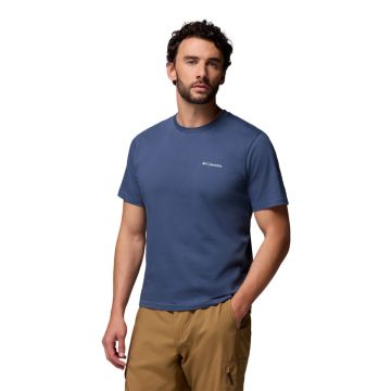T-shirt bawełniany męski Columbia Rapid Ridge™ Back Graphic Tee II - Dark Mtn, Am