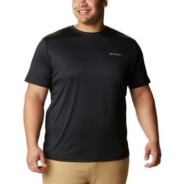 Koszulka szybkoschnąca męska Columbia Hike™ Crew Nadrozmiar - BLACK