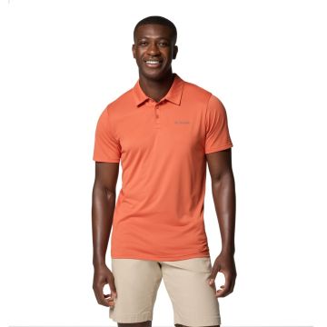 Koszulka szybkoschnąca męska Columbia Hike™ Polo - Tuscan Heather