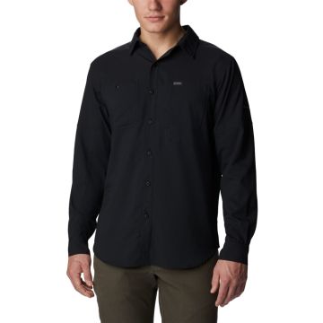 Koszula z filtrem UV męska Columbia SILVER RIDGE™ UTILITY LITE LONG SLEEVE - BLACK
