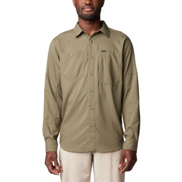 Koszula z filtrem UV męska Columbia Silver Ridge™ Utility Lite Long Sleeve Shirt - Stone Green