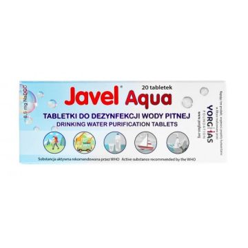 Tabletki do dezynfekcji wody pitnej Javel Aqua