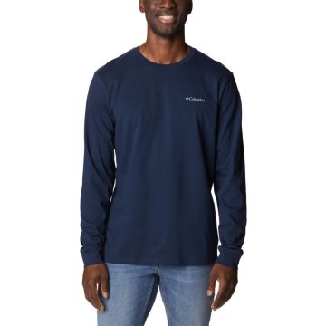 T-shirt z filtrem UV męski Columbia Explorers Canyon™ Long Sleeve - Collegiate Navy