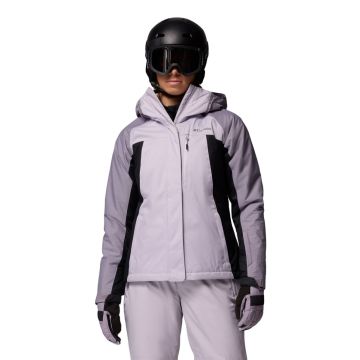 Kurtka narciarska damska Columbia Snowy Summit™ Insulated Jacket - Lavender Pearl, Black