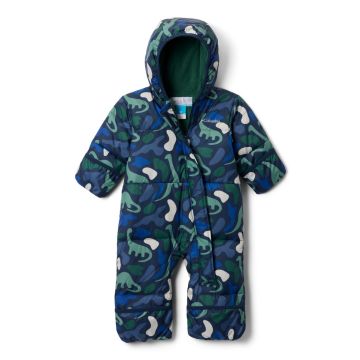 Kombinezon puchowy dziecięcy Columbia Snuggly Bunny™ II Bunting do 2 lat - Collegiate Navy Dinoflauge