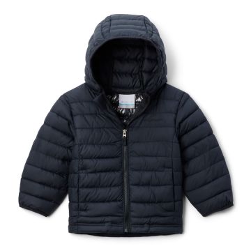 Kurtka ocieplana chłopięca Columbia Powder Lite™ II Hooded Jacket - Black