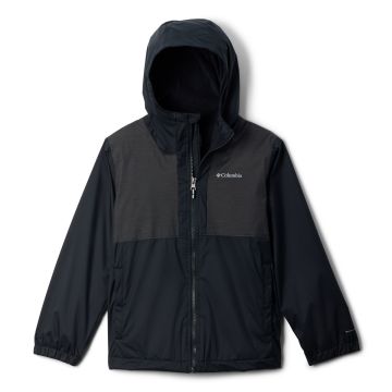 Kurtka membranowa chłopięca Columbia Rainy Trails™ II Fleece Lined Jacket - Black