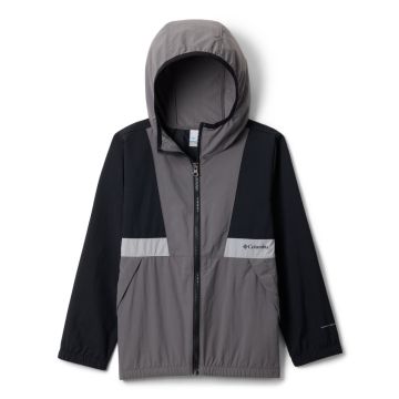 Wiatrówka chłopięca Columbia Spire Valley™ Windbreaker - Black, City Grey