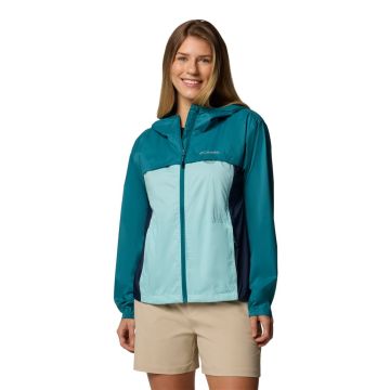 Wiatrówka damska Columbia CRESTED CANYON™ WINDBREAKER - Spray, Collegiate Navy, River Blue
