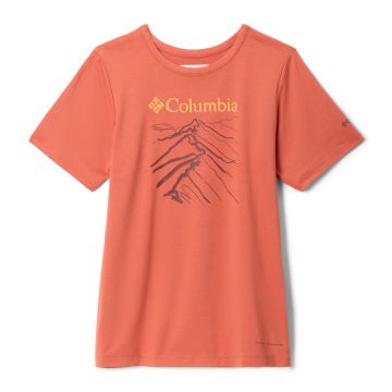 Szybkoschnąca bluza dziecięca Columbia Sandy Shores™ Printed L/S Sunguard - Salmon Rose