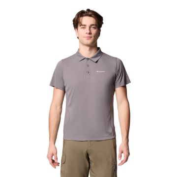 Koszulka szybkoschnąca męska Columbia Nelson Point™ Polo - Columbia Grey