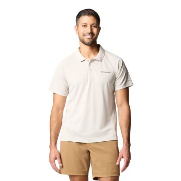 Koszulka szybkoschnąca męska Columbia Nelson Point™ Polo - Columbia Grey
