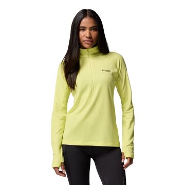 Bluza szybkoschnąca damska Columbia Driventure™ Half Zip - Neon Light, White
