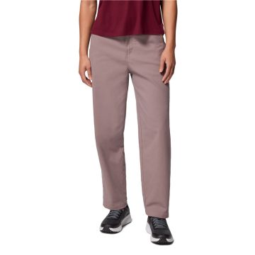 Spodnie bawełniane damskie Columbia Roc™ Straight Leg Pant - Iron