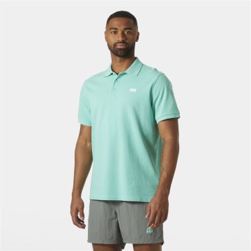 Koszulka bawełniana męska Helly Hansen TRANSAT POLO - Lagoon