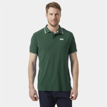 Koszulka szybkoschnąca męska Helly Hansen KOS POLO - Jungle Green