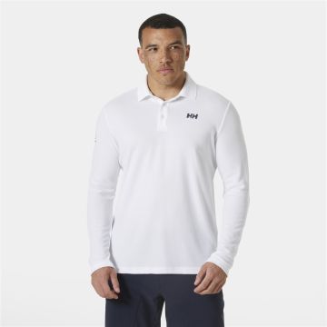 Longsleeve z filtrem UV męski Helly Hansen Skagerrak Quickdry Rugger - White
