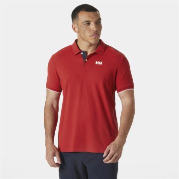 Koszulka Polo z filtrem UV męska Helly Hansen Ocean Polo 2.0 - Red