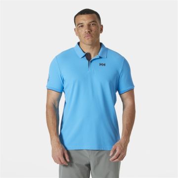 Koszulka Polo z filtrem UV męska Helly Hansen Ocean Polo 2.0 - Cyan