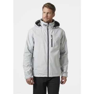 Helly Hansen CREW HOODED MIDLAYER JACKET 2 - Grey Fog