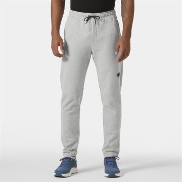 Spodnie bawełniane męskie Helly Hansen HP Tech Sweatpants - Grey Melange