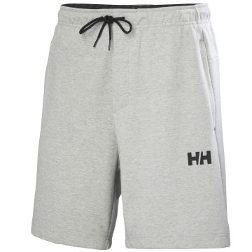 Spodenki bawełniane męskie Helly Hansen HP Tech Sweat Shorts - Grey Melange