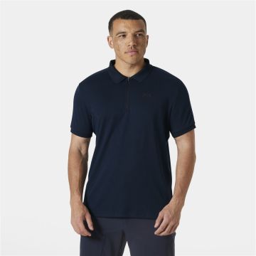 Koszulka Polo szybkoschnąca męska Helly Hansen HP 1/2 Zip Polo - Navy