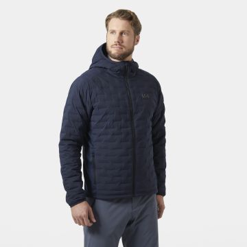 Kurtka ocieplana męska Helly Hansen Hybrid Stretch Hooded Insulator - Navy