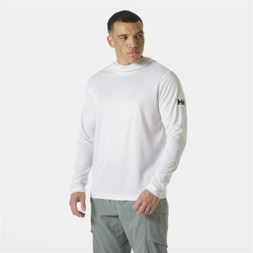 Bluza z filtrem UV męska Helly Hansen HH Tech Hoodie - White