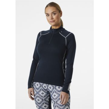 Helly Hansen W LIFA MERINO MIDWEIGHT 1/2 ZIP - Navy