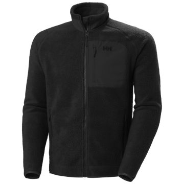 Polar męski Helly Hansen PANORAMA PILE BLOCK JACKET - Black